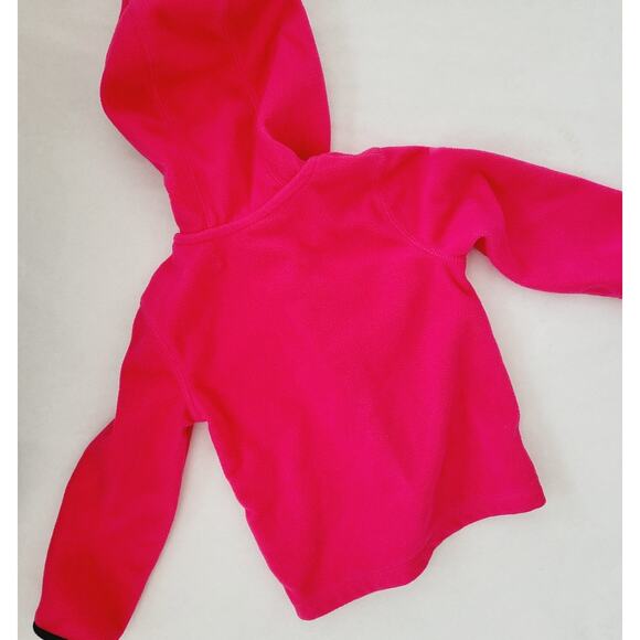Carter's pink fleece hooded jacket 2T - Picture 4 of 4